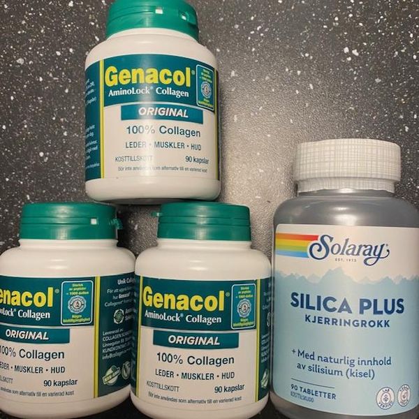 Hovedbilde 3 Genacol og 1 Solaray Silica Plus